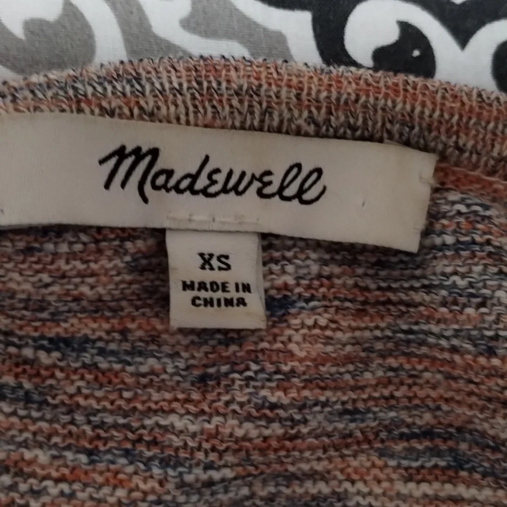 Madewell open multicolored cardigan Sz XS Great condition